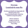 Luminária sem Fio em Formato de Nuvem - 6
