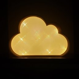 Luminária sem Fio em Formato de Nuvem - 3
