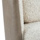 Ver mais imagens de Poltrona Decorativa Verso Pes Madeira Boucle e Courino Tce 1010 Tcs 726 Moll