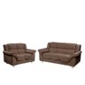 Sofá 2 e 3 Lugares Bressiani Berlim P740 Veludo Marrom - 1