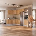 Ver imagem 2 de Armário Cozinha Completo Ditália Berlim 10 Pçs Cvbr B10