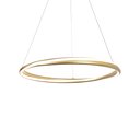 Ver imagem 1 de Lustre Pendente Nordecor Euni 2871 60cm Dourado Fosco Led Bivolt