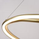 Ver imagem 2 de Lustre Pendente Nordecor Euni 2871 60cm Dourado Fosco Led Bivolt