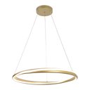 Ver imagem 3 de Lustre Pendente Nordecor Euni 2871 60cm Dourado Fosco Led Bivolt