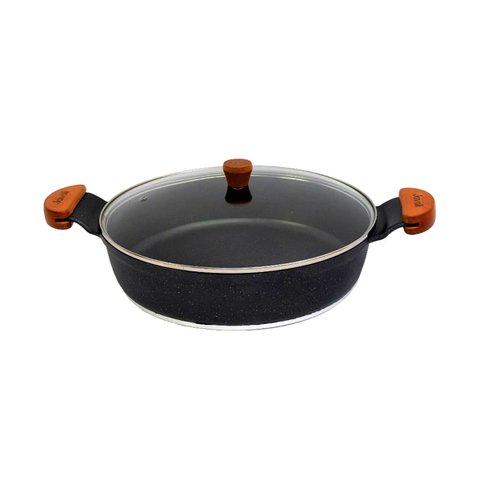 Frigideira Granito Preto Gourmet Antiaderente Javali Am 30cm