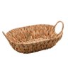 Cesta de Fibra Natural com Alça de Metal Revestida em Fibra 38x27x9cm Lyor - 1