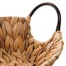 Cesta de Fibra Natural com Alça de Metal Revestida em Fibra 38x27x9cm Lyor - 3