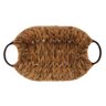 Cesta de Fibra Natural com Alça de Metal Revestida em Fibra 38x27x9cm Lyor - 5