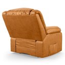 Ver imagem 6 de Poltrona do Papai Reclinável Pietra Power Touch Massagem Fh9 Pu Whisky - Mpozenato