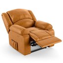 Ver imagem 2 de Poltrona do Papai Reclinável Pietra Power Touch Massagem Fh9 Pu Whisky - Mpozenato