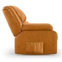 Ver imagem 4 de Poltrona do Papai Reclinável Pietra Power Touch Massagem Fh9 Pu Whisky - Mpozenato