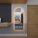 Ver imagem 7 de Espelho Orgânico Decorativo Lapidado com Led 90x60 Cm E13 para Sala, Quarto, Banheiro, 3000k 220v