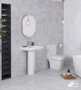Ver imagem 2 de Espelho Oval Londres 50x40cm Com Borda Rosa