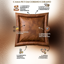 Ver imagem 3 de Cama Pet Premium Corano Gigante Gg Pufolandia:Caramelo