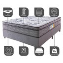 Ver imagem 3 de Cama Box King Colchão Ortomove + Box Desmontável 193x203x65 One Face Espuma D45 Cinza