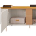 Ver imagem 3 de Rack para Sala de Estar TV 75 pol Orgânico Dion D05 Bali Cedro - Lyam Decor