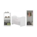 Ver imagem 5 de Quarto Infantil Completo Berço com Colchão Incluso Guarda-roupa e Cômoda Multimóveis Mp4359