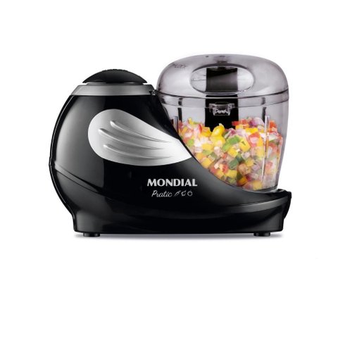 Mini Processador Mondial Mp-05-b 220v Triturar Alimentos 150w Preto