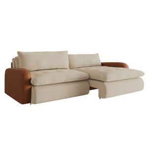 Sofá 3 Lugares Equestre Horse Retrátil Corino/linho 230cm