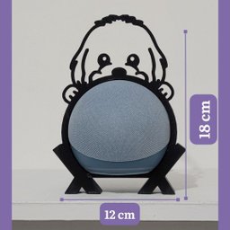 Suporte de Alexa para Echo Dot 4 e Dot 5 Cachorro "maltês" - 6