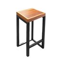 Ver imagem 2 de Kit 2 Banquetas Bistro Premium Estilo Industrial