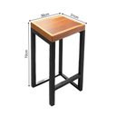 Ver imagem 4 de Kit 2 Banquetas Bistro Premium Estilo Industrial