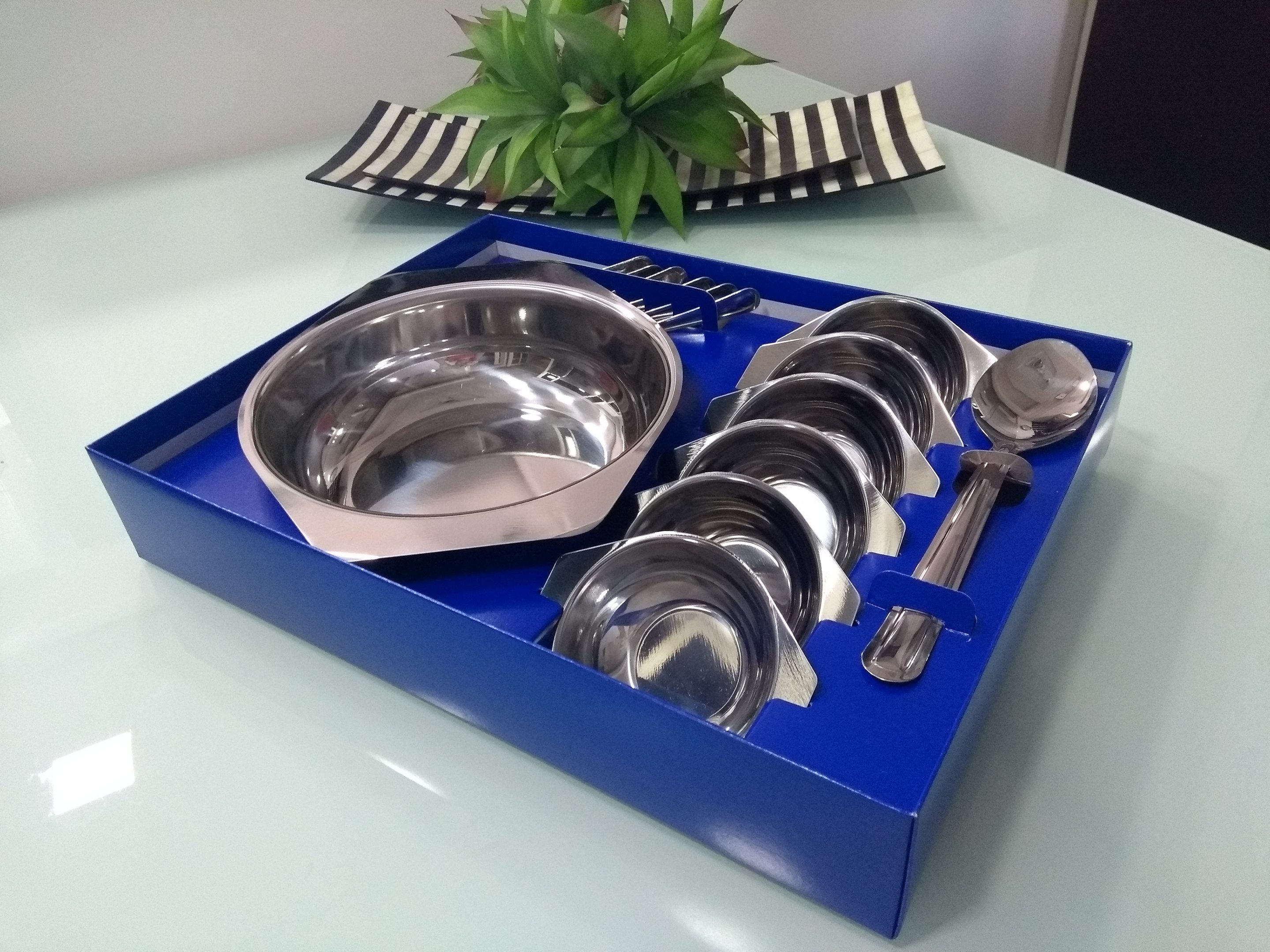 Conjunto em Inox para Sobremesa Ravinox - 14 Peças - 2