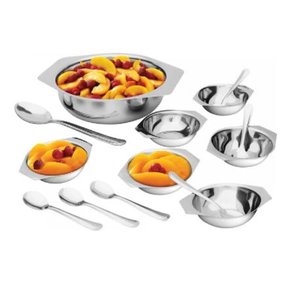 Conjunto em Inox para Sobremesa Ravinox - 14 Peças