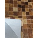 Ver imagem 4 de Tapete de Couro Quadriculado 2,00 X 1,50 M Caramelo