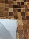 Ver imagem 4 de Tapete de Couro Quadriculado 2,00 X 1,50 M Caramelo