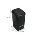 Ver imagem 4 de Tanquinho de Lavar Roupa 20,5kg Newmaq Semiautomática com 9 Programas de Lavagem Preto 127v