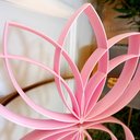 Ver imagem 4 de Estatueta Flor de Lótus - Símbolo Vida, Decoração,quarto - Cor: Rosa Claro