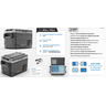 Mini Geladeira Portátil Dreiha 40l Freezer 12/24v Dual Zone - 4