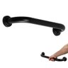 Alça de Apoio Barra 80cm Preto Inox Idoso Cadeirante Gestante Banheiro Box Quarto Corrimao Resisten - 1