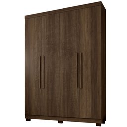 Guarda Roupa New Master 4 Portas 3 Gavetas 8 Prateleiras - Benetil - 1
