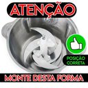 Ver imagem 2 de Processador de Alimentos 3 Funções 3 Velocidades 1800W Inox Bivolt