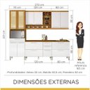 Ver imagem 3 de Cozinha Completa 5 Peças Burguesa Espresso Móveis