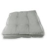 Almofada Futon Decoração 50x50 Cm Vários Modelos Cinza Claro - 3
