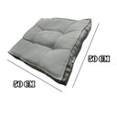 Ver imagem 4 de Almofada Futon Decoração 50x50 Cm Vários Modelos Cinza Claro