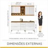 Cozinha Compacta 4 Peças Burguesa Nesher Móveis - 3