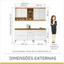 Ver imagem 3 de Cozinha Compacta 4 Peças Burguesa Nesher Móveis