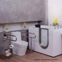 Ver imagem 4 de Barra de Apoio Fixa 80cm Aço Inox Astra Prata