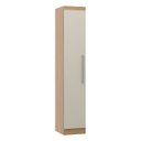 Ver imagem 1 de Armário Guarda Roupa Modulado Selene 1 Porta 40x218 Cm Mdp Carvalho 6004 Menu