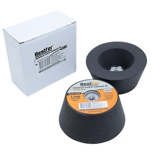 Rebolo Copo Conico 5" M14 - Grao 80 - Bestfer