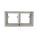 Ver imagem 3 de Kit Nicho Decorativo Retangular MDF Branco 3pçs 20cm profundidade