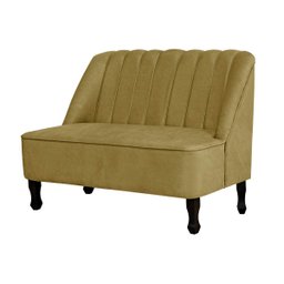 Namoradeira Teles 2 Lugares Para Varanda Sala Quarto:Amarelo - 1