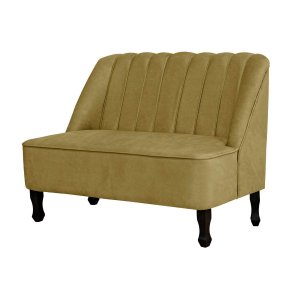 Namoradeira Teles 2 Lugares Para Varanda Sala Quarto:Amarelo