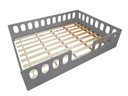 Ver imagem 2 de Cama Casal Montessoriana Helo Cinza Acompanha Luminária Led