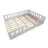 Cama de Criança Infantil Casal com Nicho Helo Luminária Led - Branca Incluso Lousa Mágica - 3