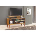 Ver imagem 1 de Rack para Tv de 42 Pés de Madeira Suporte Robusto 110cm:naturale/off White